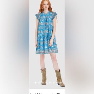 EUC love the label Blue Floral  Dress